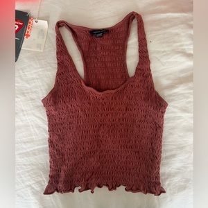 Scrunch tank top